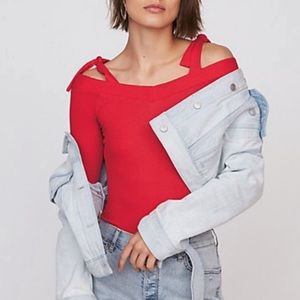 Red Express Bodysuit